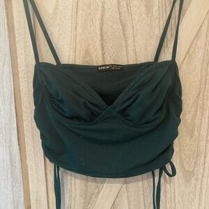 SHEIN Dark Green Camisole Top